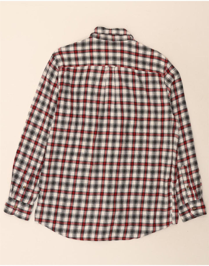 Cămașă de flanel pentru bărbați Chaps, bumbac cu carouri, multicoloră, medie