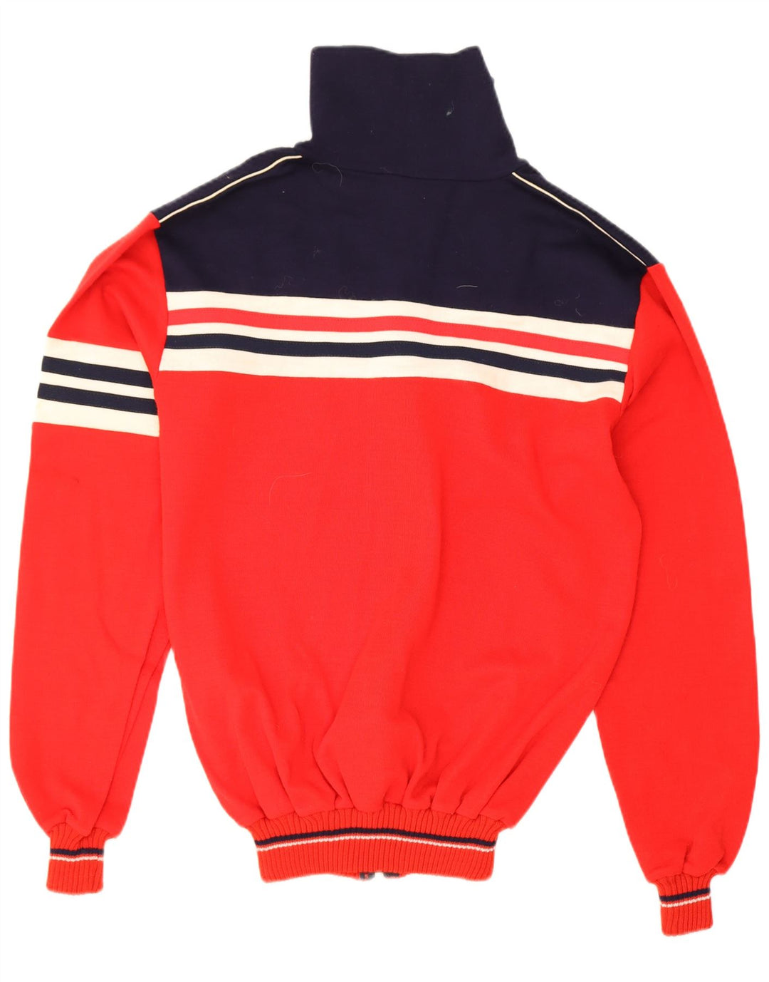 Pulover cardigan pentru bărbați Grifone cu fermoar complet IT 50 roșu mediu acrilic colorat