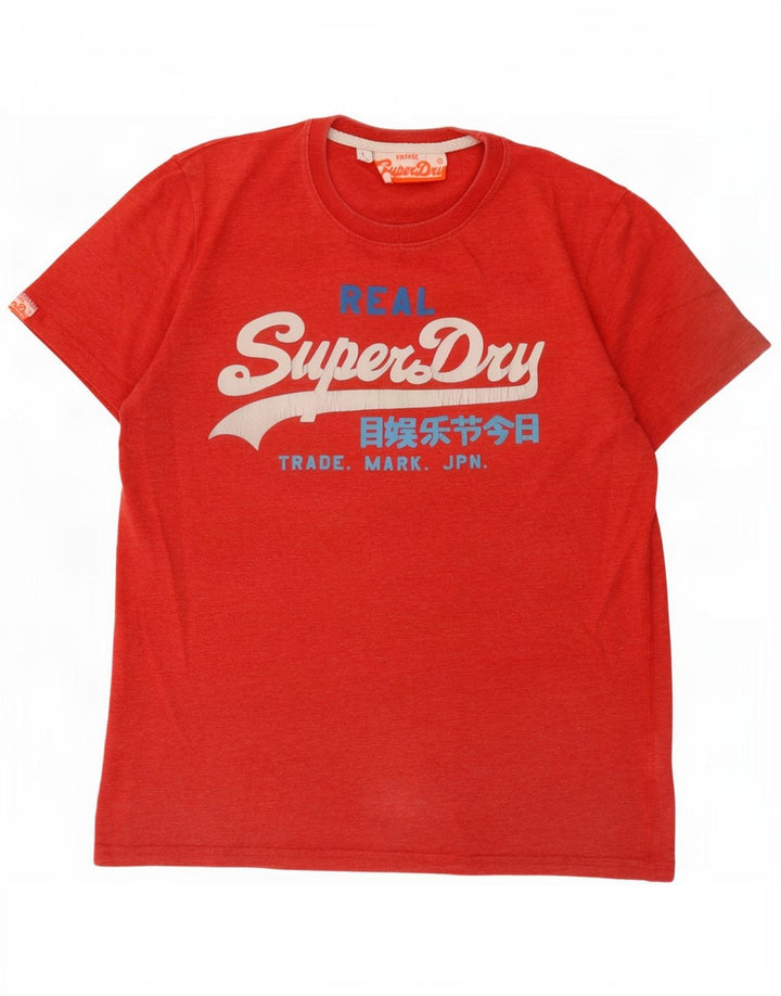 Tricou grafic Superdry pentru bărbați Top mare poliester roșu