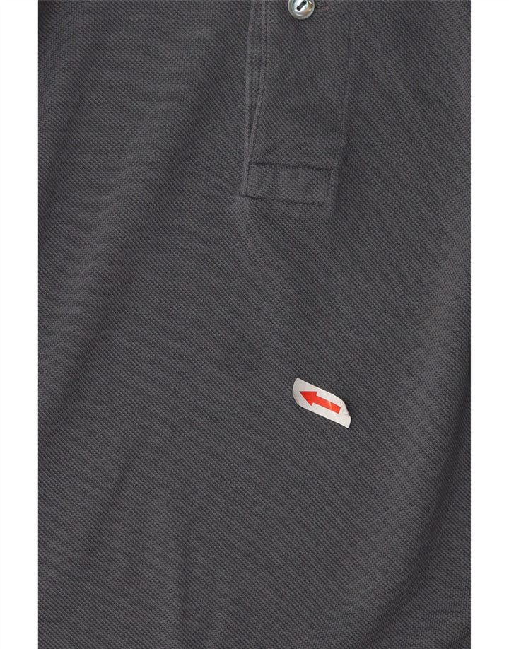 Tricou polo pentru bărbați Lacoste Mărimea 6 XL gri