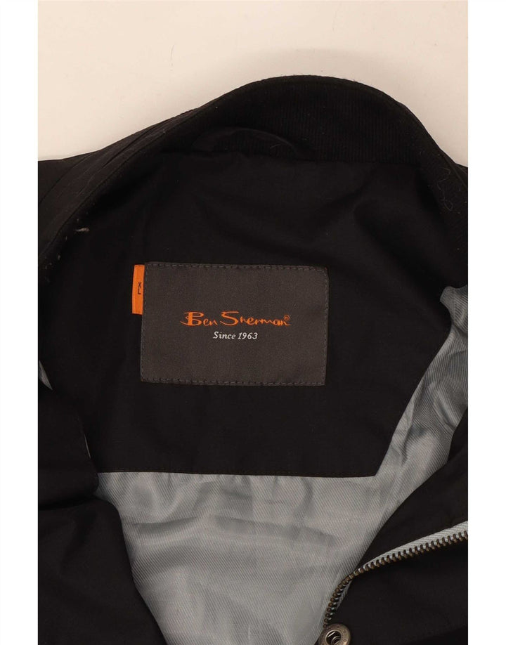 Jachetă Bomber pentru bărbați Ben Sherman UK 42 XL Negru