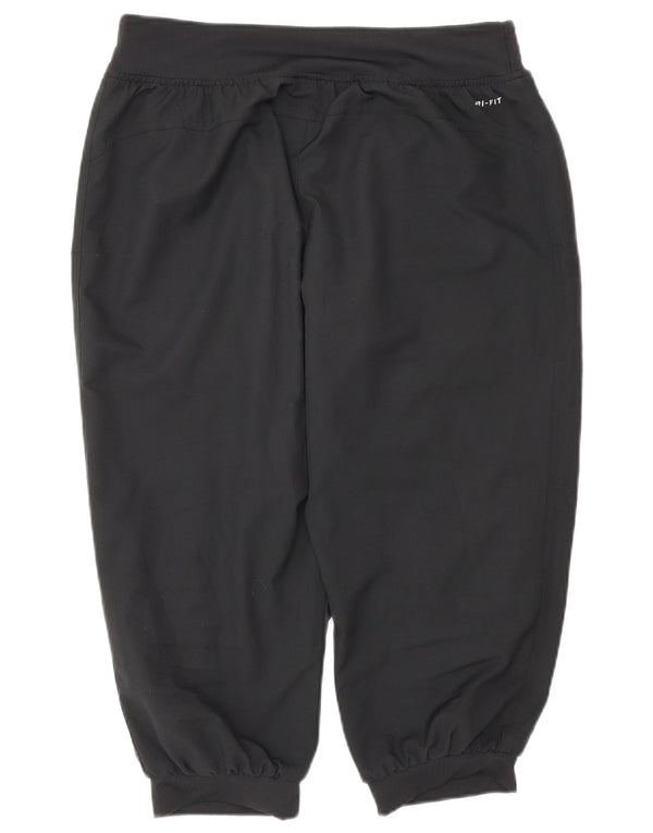 Pantaloni de trening Nike Dri Fit Capri Pantaloni de jogging UK 14 Medium Negru