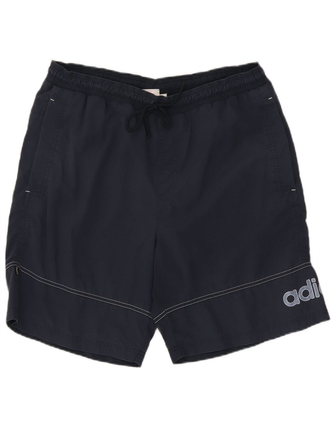 Pantaloni scurți sport grafic Adidas pentru bărbați, medii, albastru, poliamidă