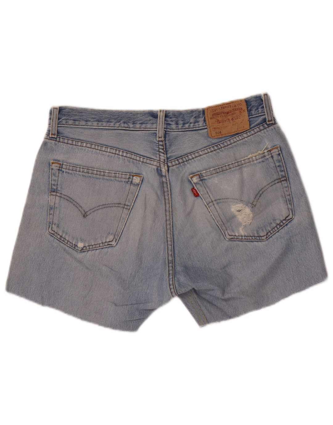 Pantaloni scurți Levi's 501 Distressed Denim W33 Medium Blue