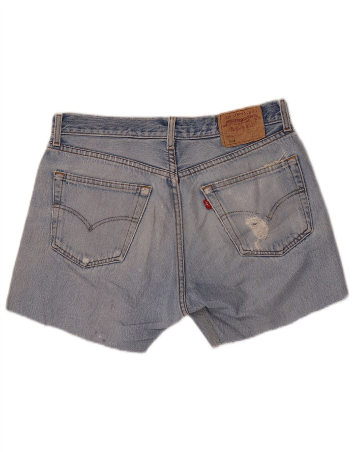 Pantaloni scurți Levi's 501 Distressed Denim W33 Medium Blue