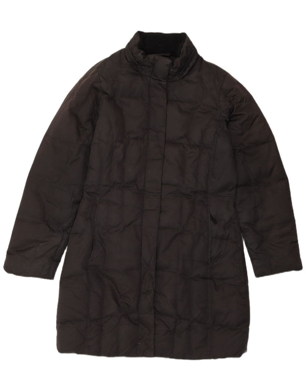 Eddie Bauer Jachetă supradimensionată pentru femei UK 10 Poliester negru mic