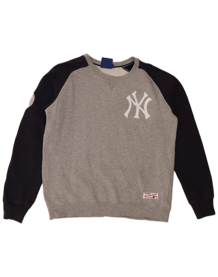 MAJESTIC Pulover pentru femei New York Yankees, UK 16, mare, gri