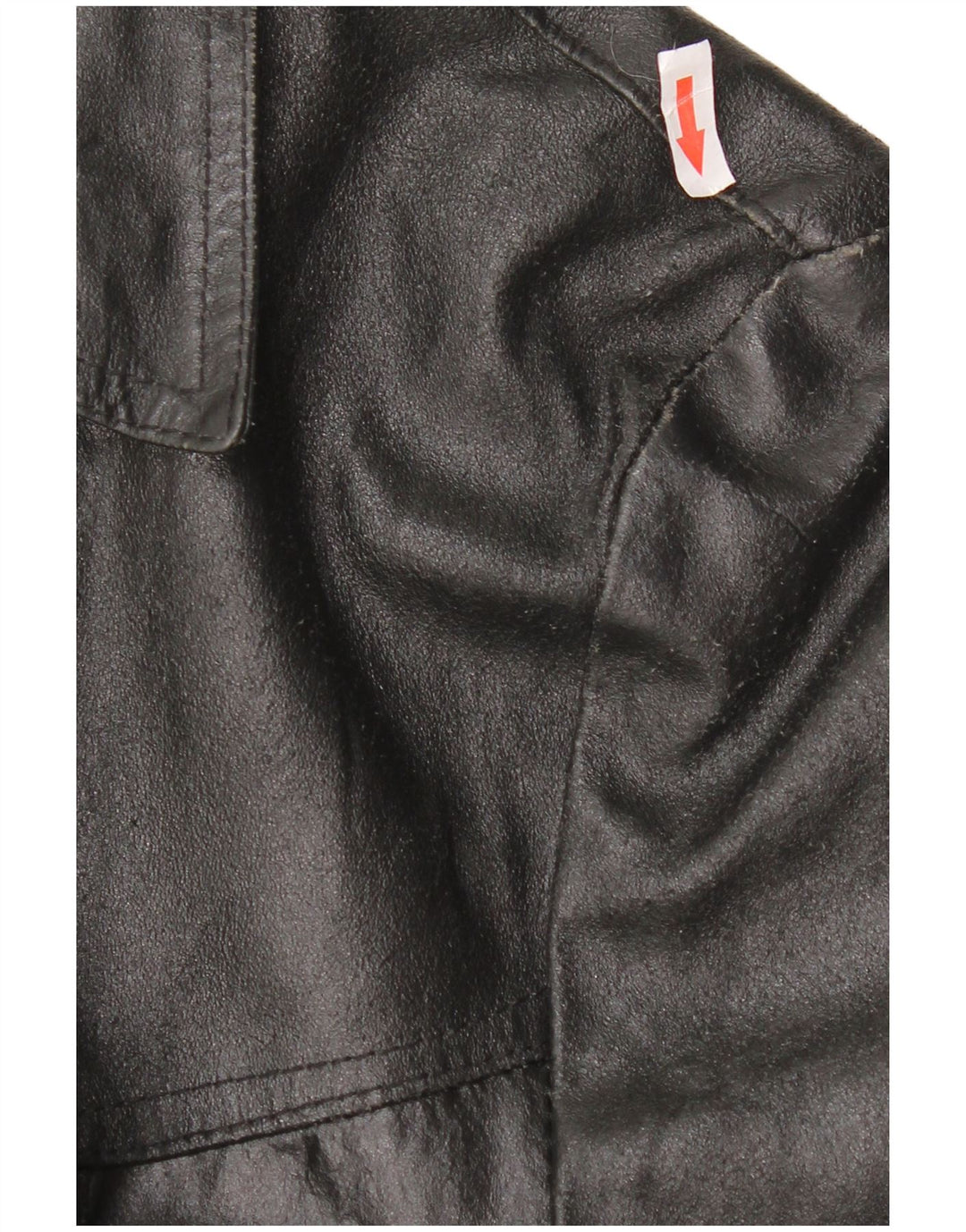 Jachetă de piele vintage pentru bărbați UK 38 Medium Black Leather