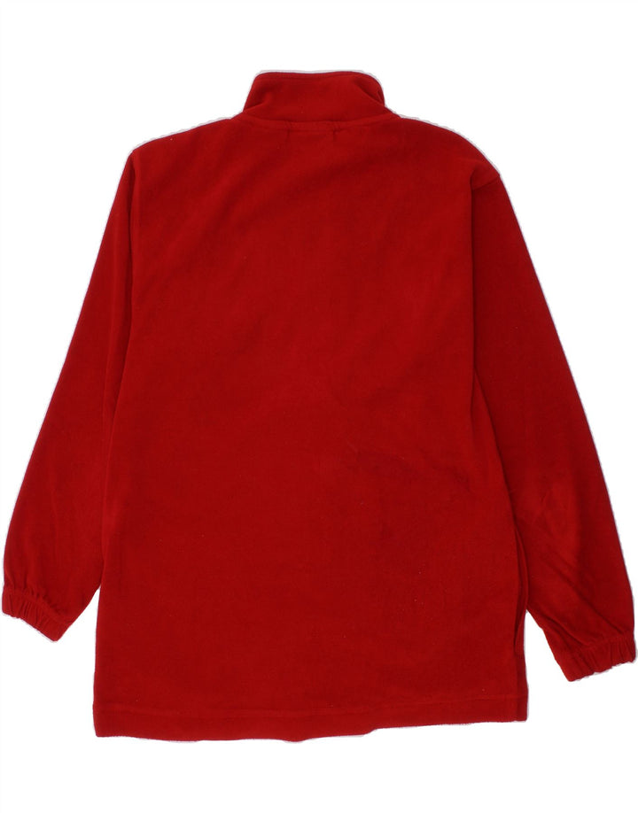 FILA Boys Fleece Jacket 13-14 Years Red Polyester Vintage Fila and Second-Hand Fila from Messina Hembry 