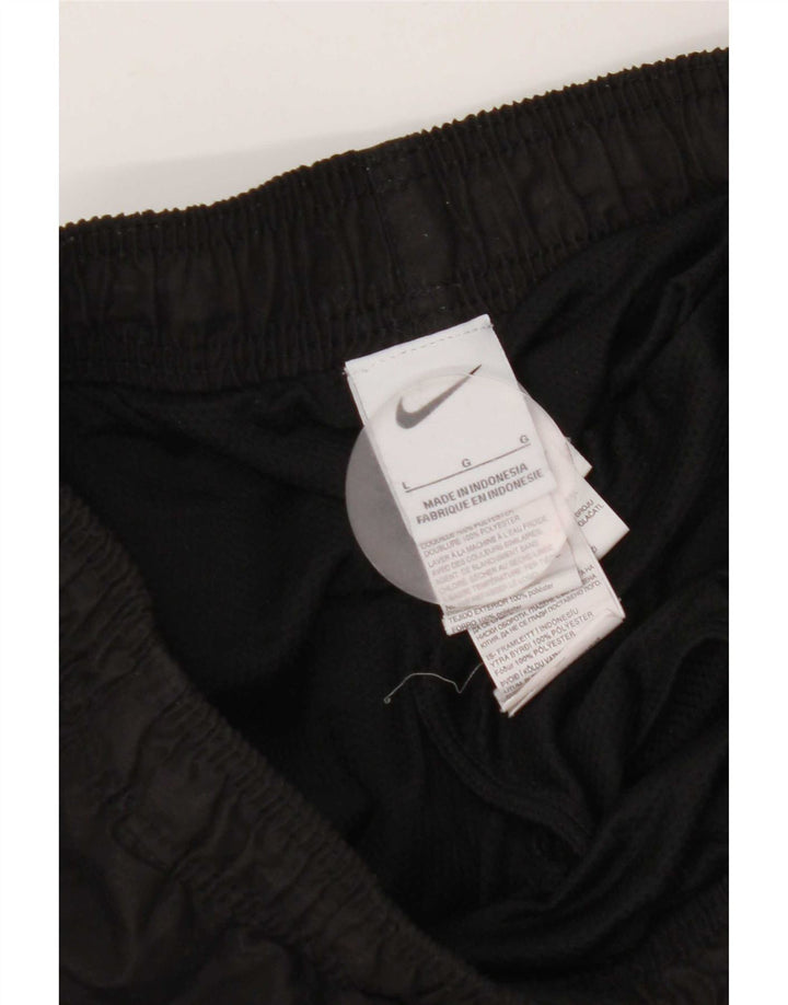 Pantaloni scurți sport Nike pentru bărbați, mari, negru, poliester
