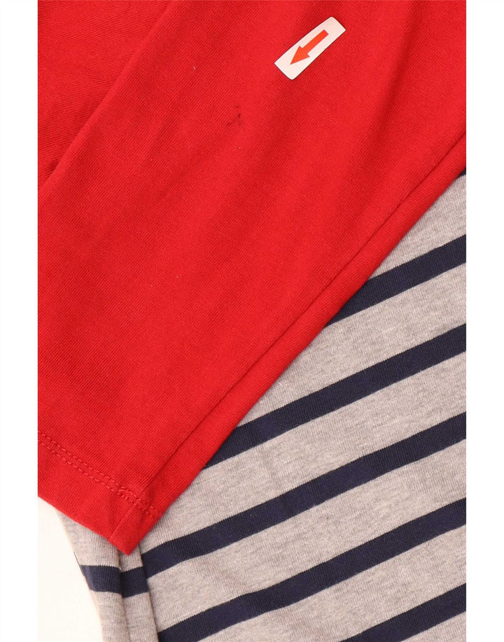 Rochie de bază Tommy Hilfiger pentru femei cu mâneci 3/4 UK 12 Medium Red Dunge