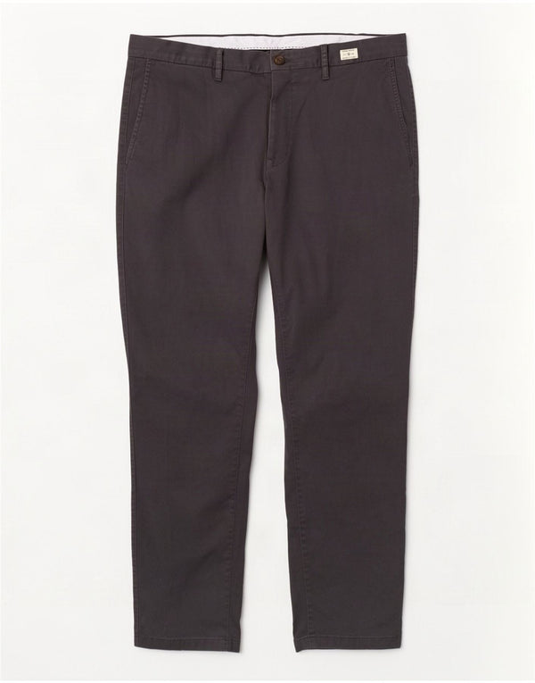 Pantaloni chino drepți pentru bărbați Tommy Hilfiger W38 L32 bumbac gri