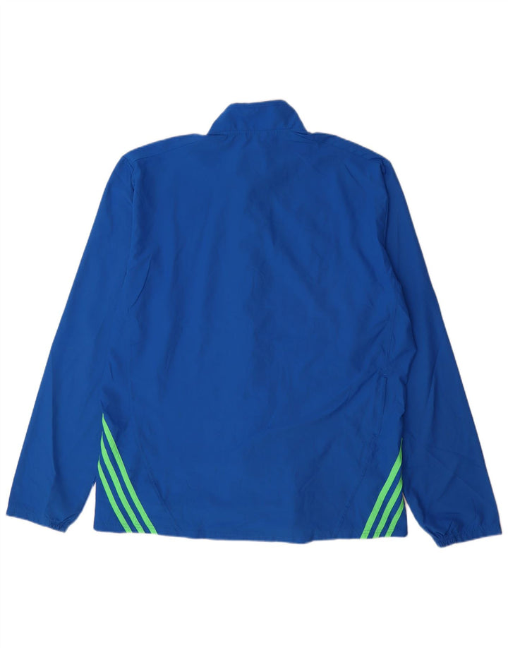 Jachetă de trening pentru bărbați Adidas XL, poliester albastru