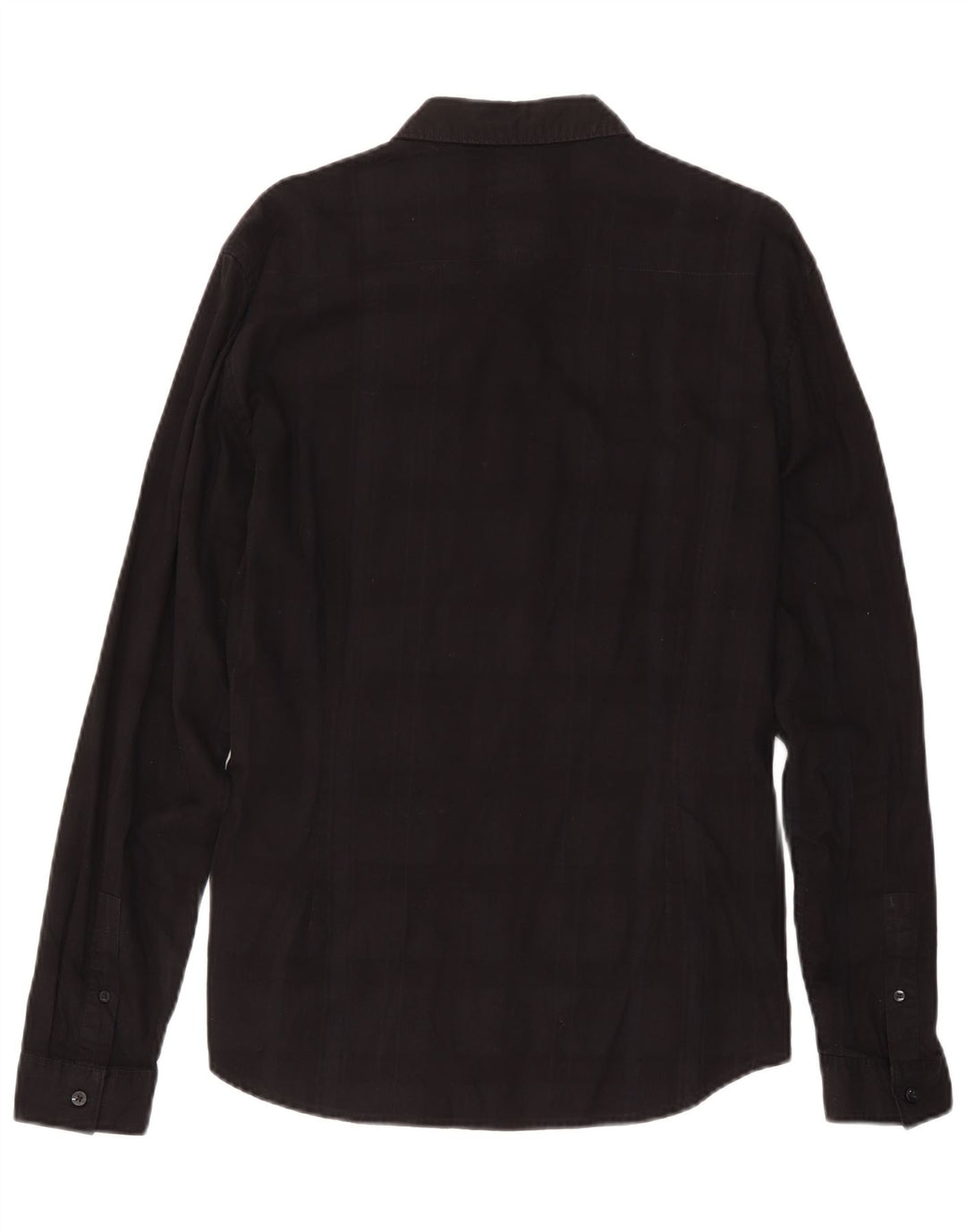 Cămașă pentru bărbați Guess Slim Fit, mare, neagră, din bumbac