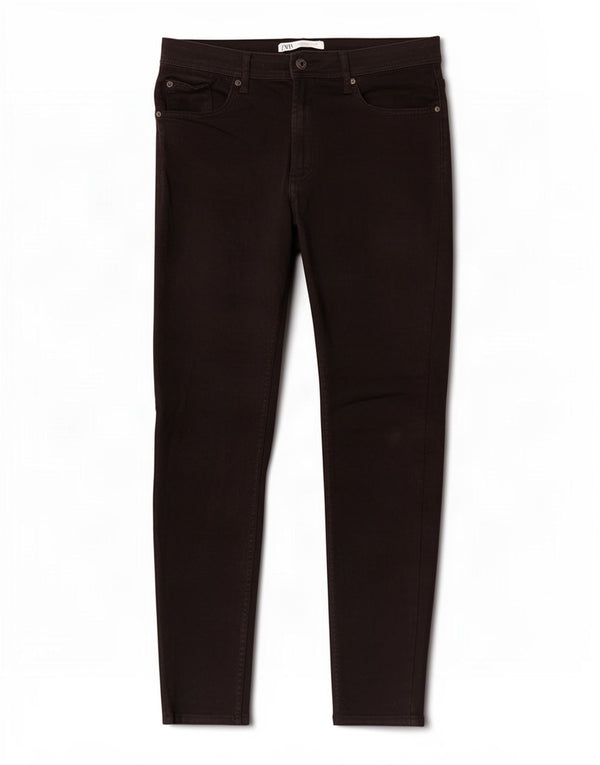 Blugi skinny pentru bărbați Zara EU 44 Large W34 L30 Bumbac negru