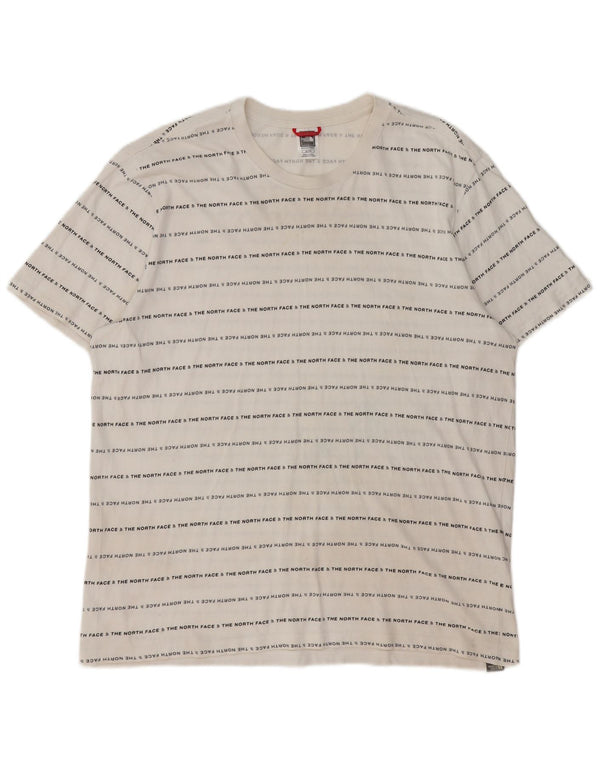 Tricou grafic pentru bărbați The North Face Top XL Bumbac alb