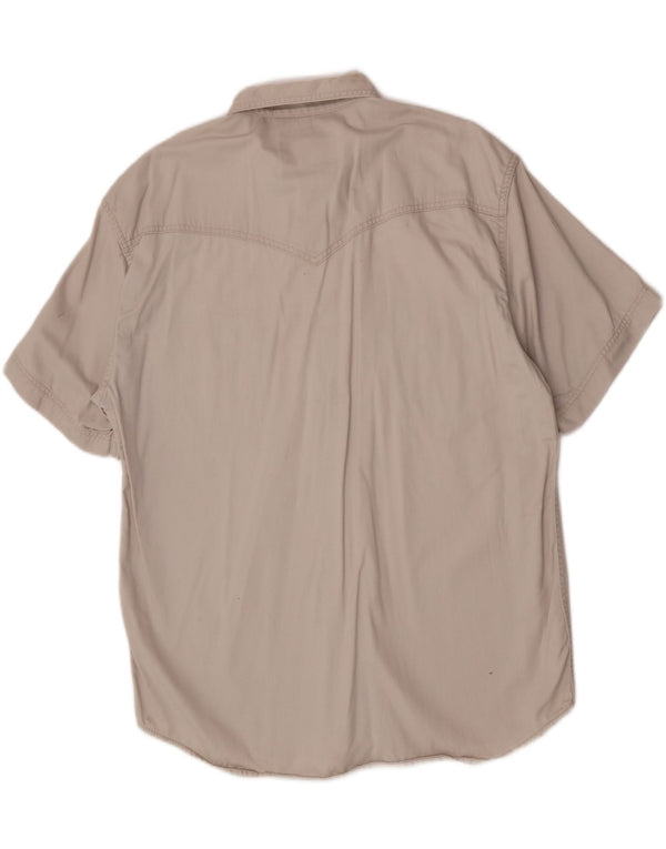 Cămașă Western cu mânecă scurtă pentru bărbați Wrangler XL bej