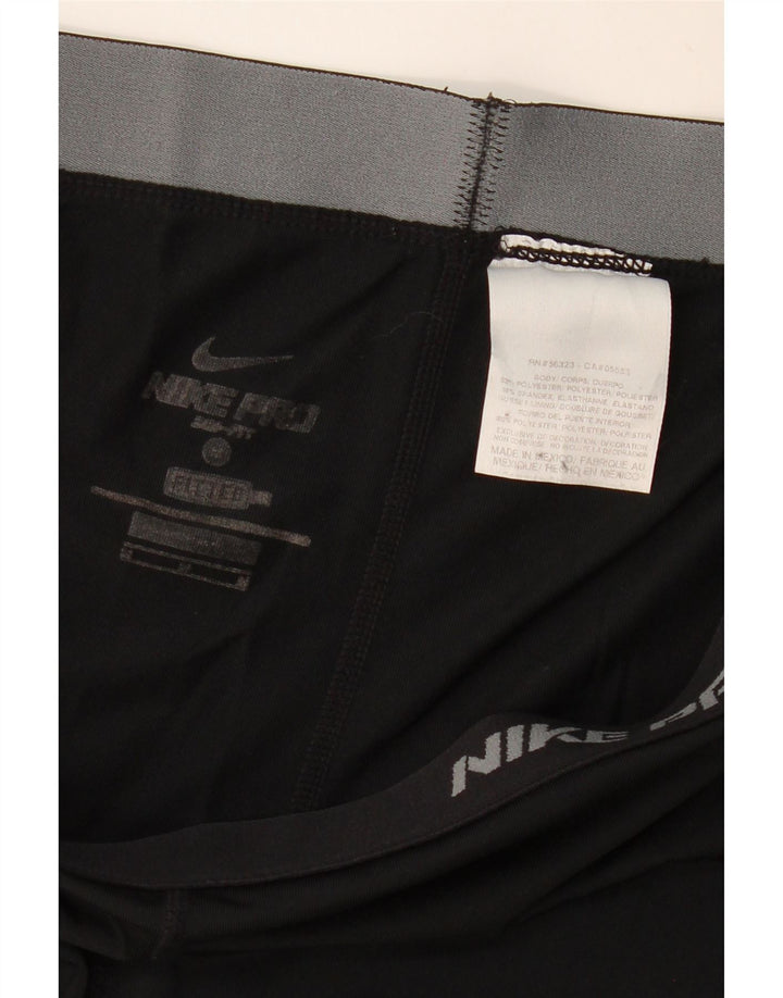 Pantaloni de trening Nike Dri Fit pentru femei UK 12 Poliester mediu negru