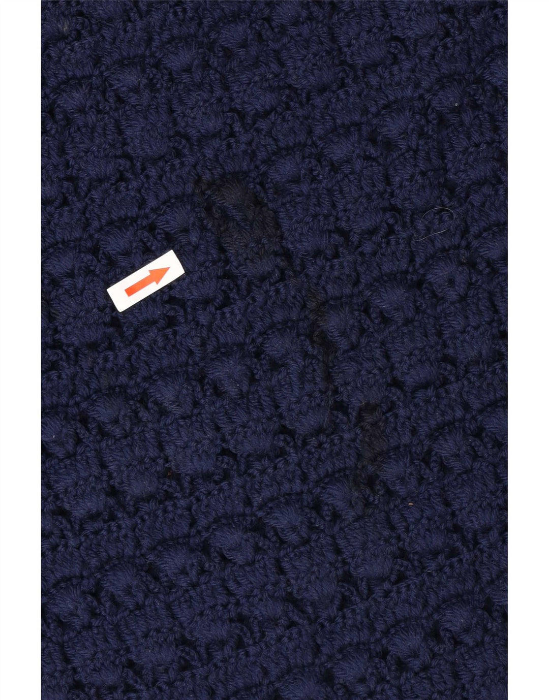 Bluză din tricot vintage pentru femei UK 12 Medium Bleumarin