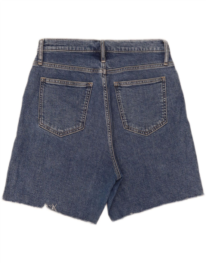 Pantaloni scurți CALVIN KLEIN Mom Jean Denim W30 Bumbac albastru mediu