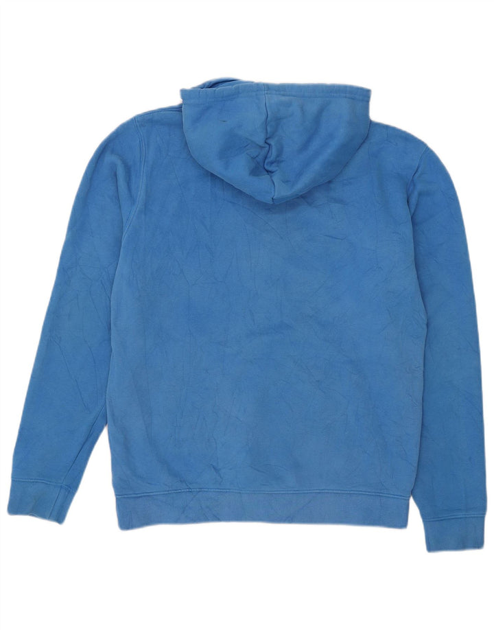 Pulover Adidas pentru bărbați, bumbac albastru mediu