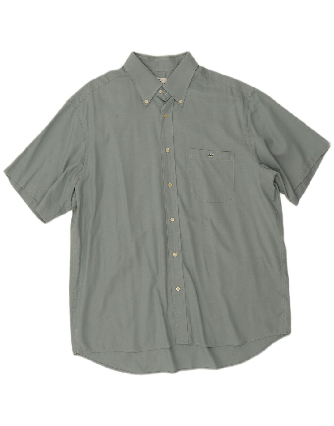 Cămașă cu mânecă scurtă pentru bărbați Lacoste Mărimea 45 XL Verde