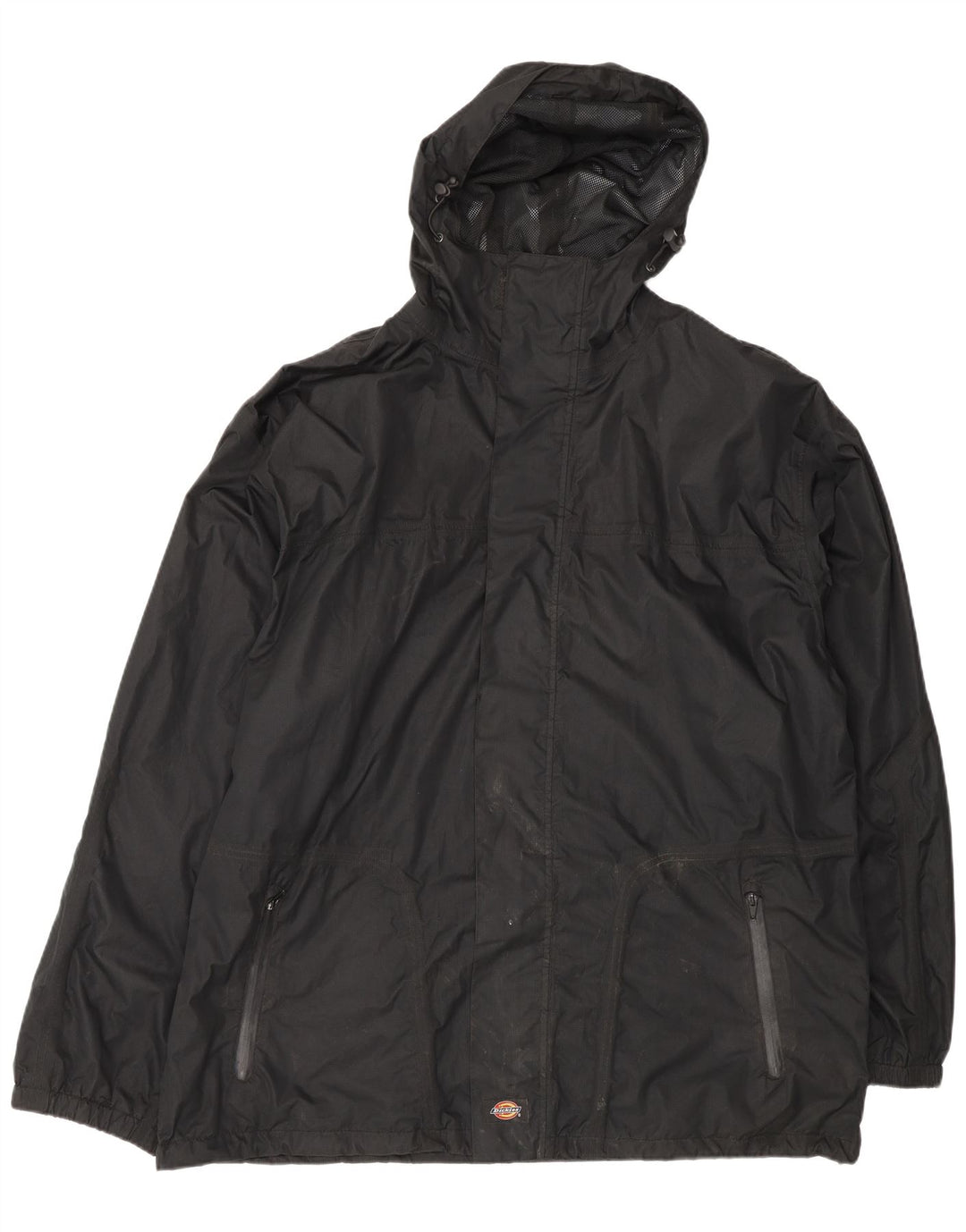 Jachetă de ploaie cu glugă pentru bărbați Dickies UK 42 XL Poliester negru
