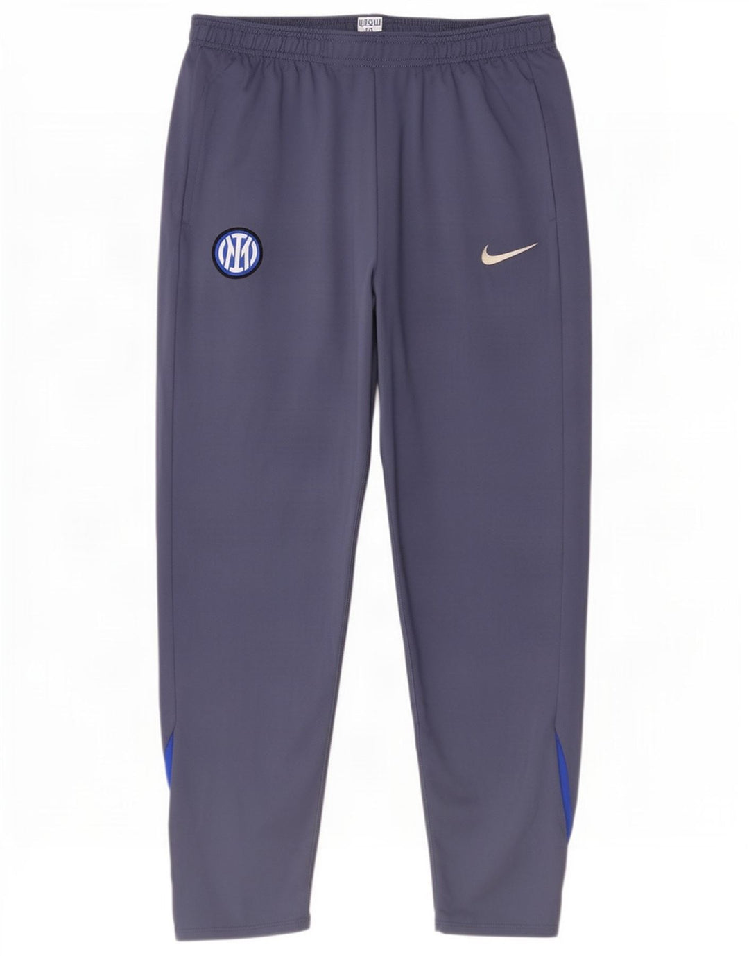 Pantaloni de trening pentru bărbați Nike Inter Milan, albastru mediu, poliester bloc de culoare