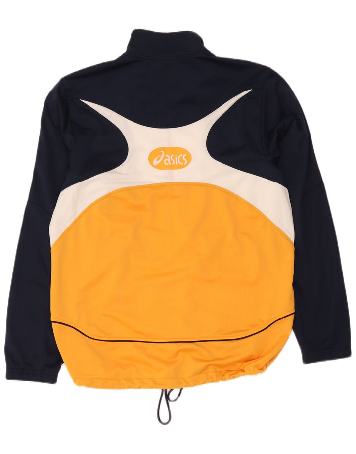 Jachetă de trening Asics pentru bărbați, mare, albastru, poliester color bloc