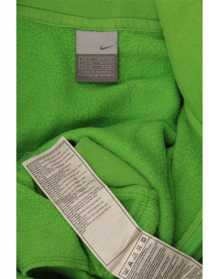 Jachetă de trening Nike pentru femei UK 10/12, bumbac verde mediu