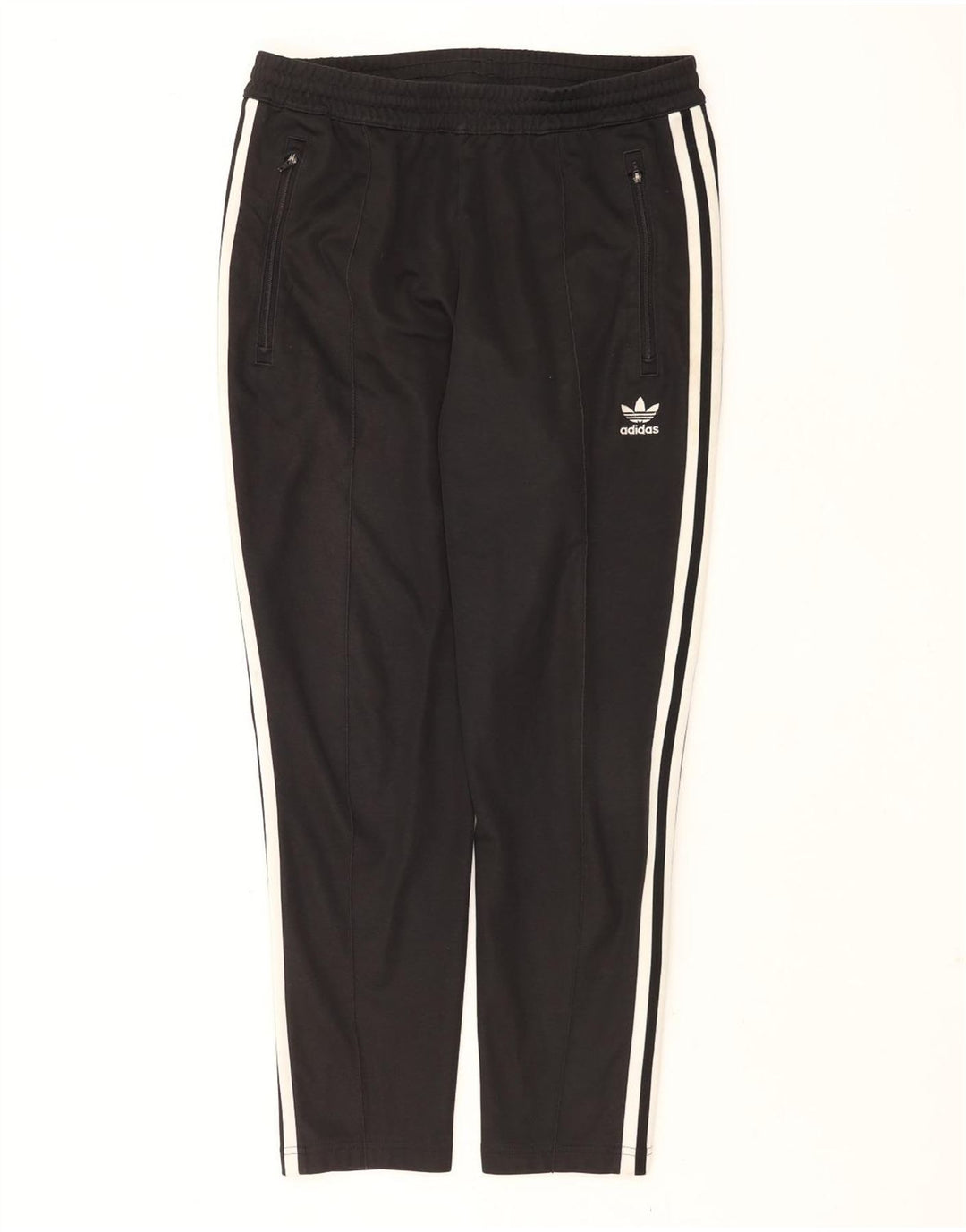 Pantaloni de trening Adidas pentru bărbați, bumbac mediu negru
