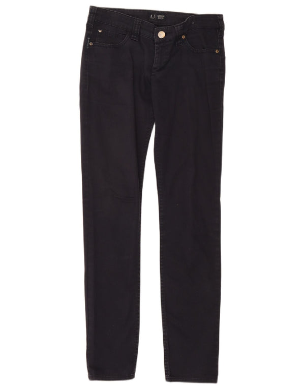 Blugi slim pentru femei Armani W27 L30 bumbac bleumarin