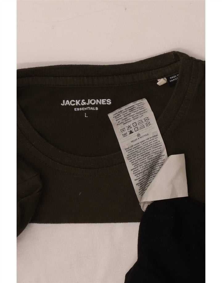 Tricou cu grafic Jack & Jones pentru bărbați Top mare, multicolor, bloc de culoare