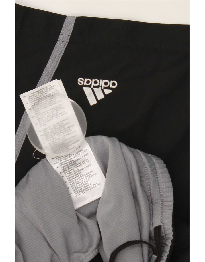 Pantaloni scurți sport pentru bărbați Adidas, mari, negru, poliester