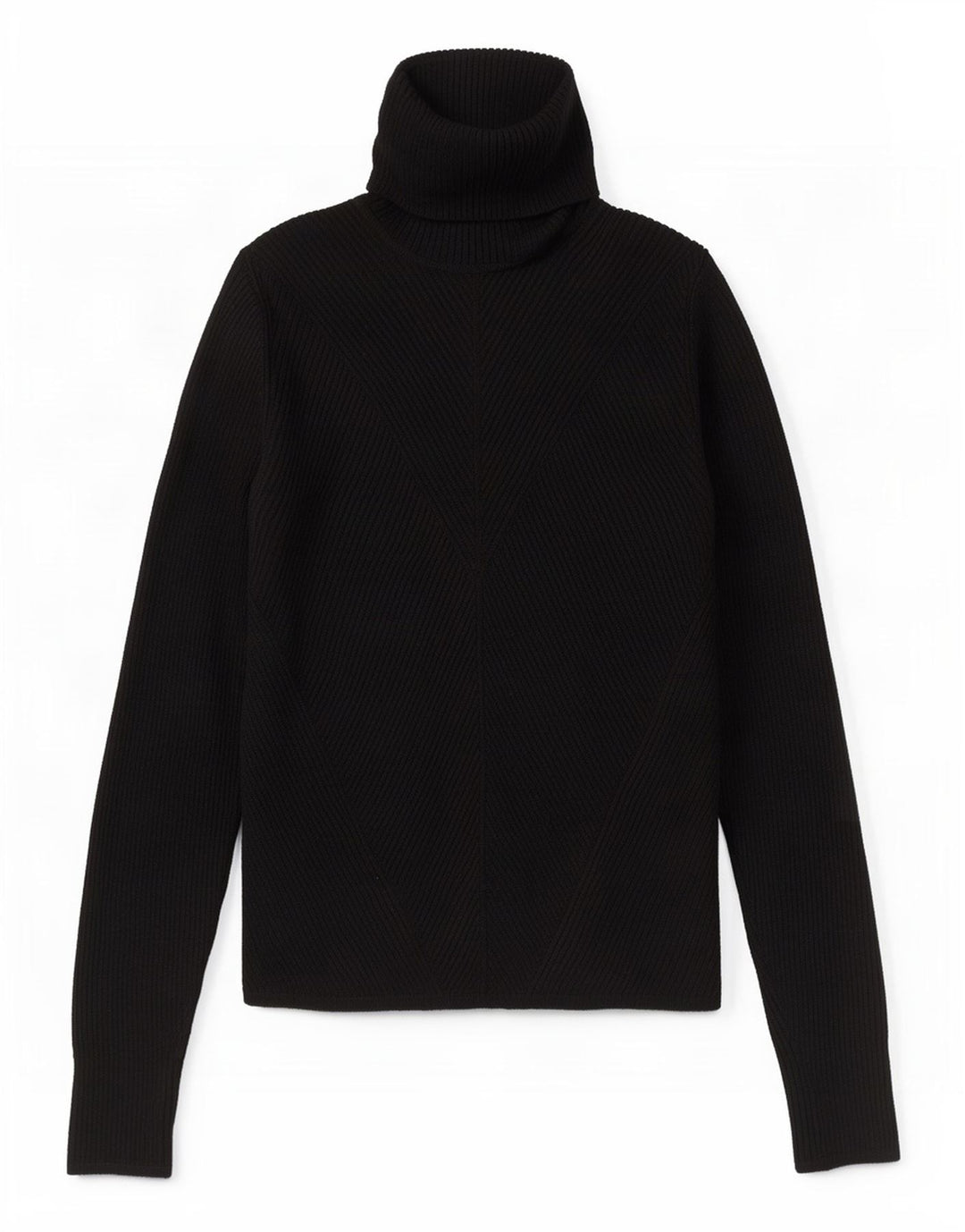 Pulover pentru femei cu gât rulat Zara UK 8 Mic Negru