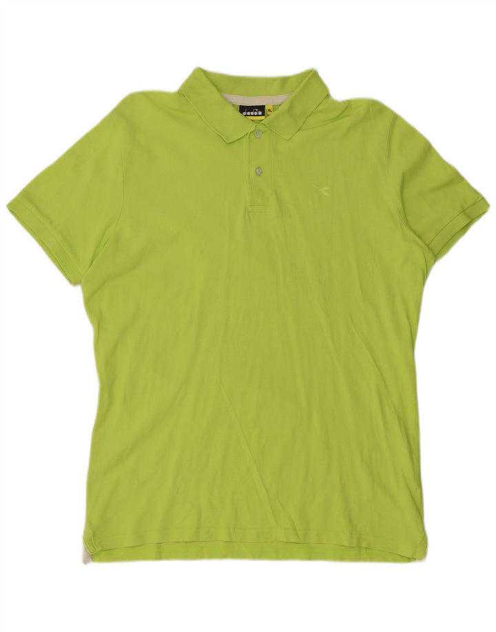 Tricou polo barbati Diadora XL bumbac verde