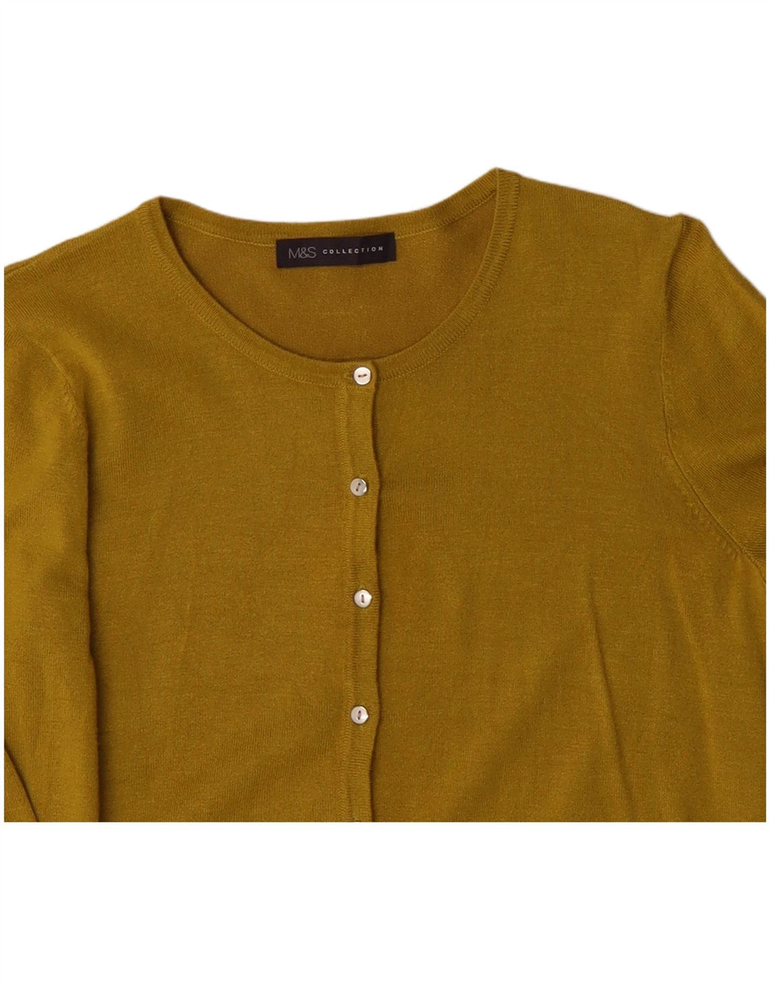 MARKS & SPENCER Pulover cardigan pentru femei UK 10 Small Yellow