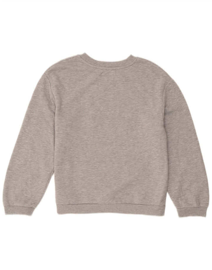 Pulover cu grafic pentru femei Zara UK 10 mic, gri cu pete