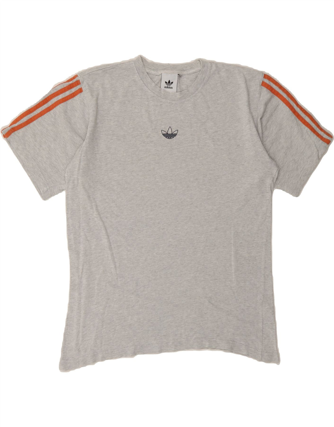 ADIDAS Mens T-Shirt Top Medium Grey Cotton Vintage Adidas and Second-Hand Adidas from Messina Hembry 