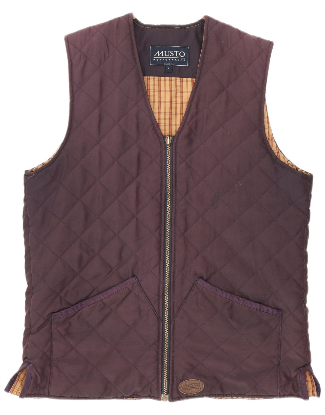 Musto Gilet matlasat pentru femei UK 16, mare, violet, poliester