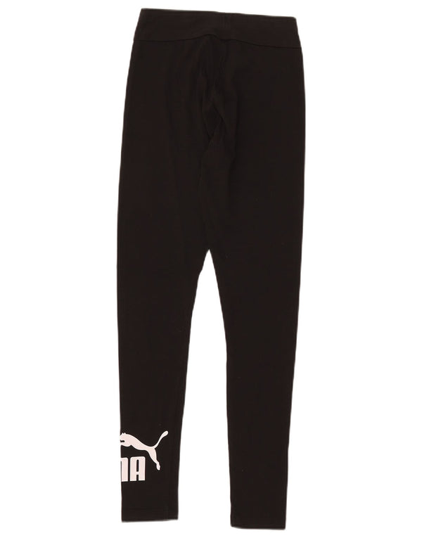 Leggings grafic Puma pentru femei UK 8 Small Black