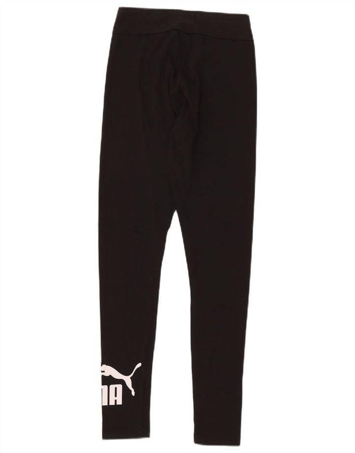 Leggings grafic Puma pentru femei UK 8 Small Black