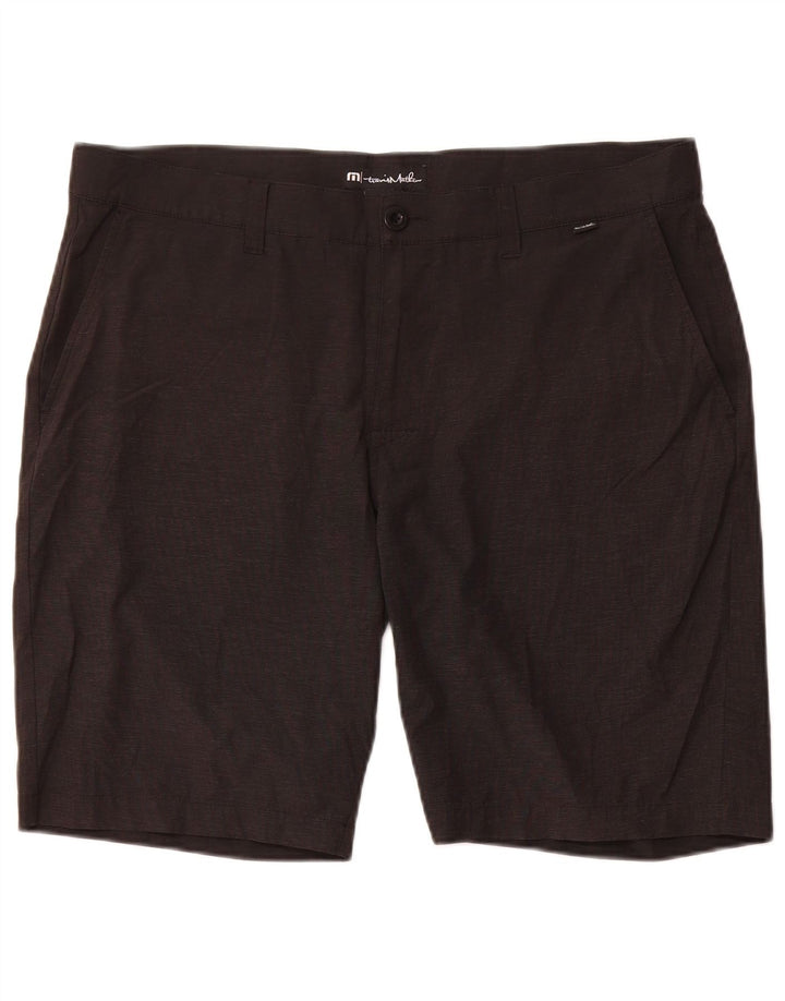 Pantaloni scurți chino pentru bărbați Travis Mathew W38 XL poliester cu dungi negre