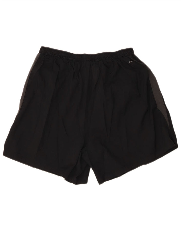 Pantaloni scurți sport Nike Dri Fit pentru bărbați, mediu negru, color block