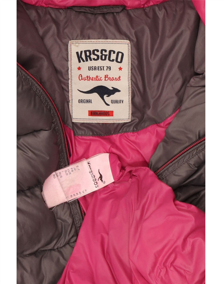 Jachetă căptușită cu glugă pentru femei Kangaroos UK 18 XL Poliamidă gri