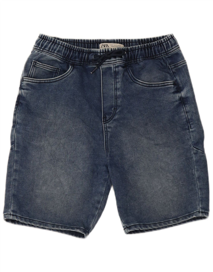 Pantaloni scurți din blugi pentru bărbați Zara Mici W30 Bumbac Albastru