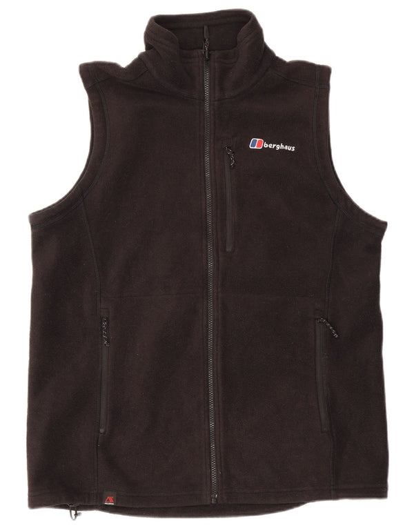 Gilet din lână pentru bărbați Berghaus UK 40, mare, negru, poliester