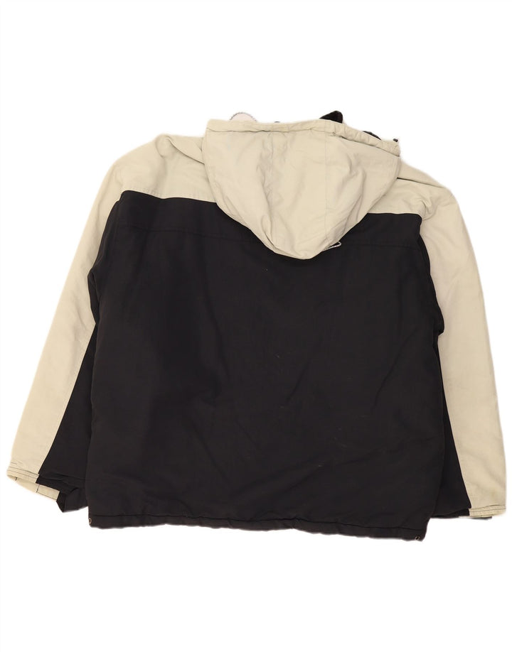 Jachetă de vânt cu glugă pentru bărbați CHAMPION UK 40, mare, negru, color block