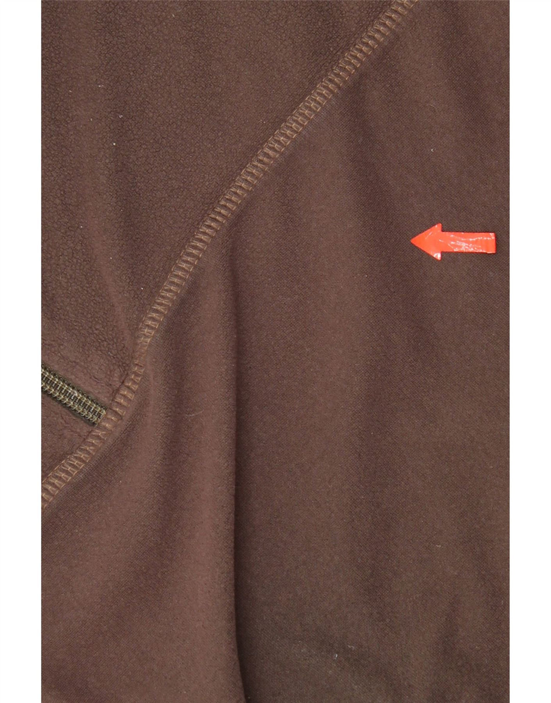 Pulover pentru bărbați Jack Wolfskin, cu fermoar complet, din lână, maro mare