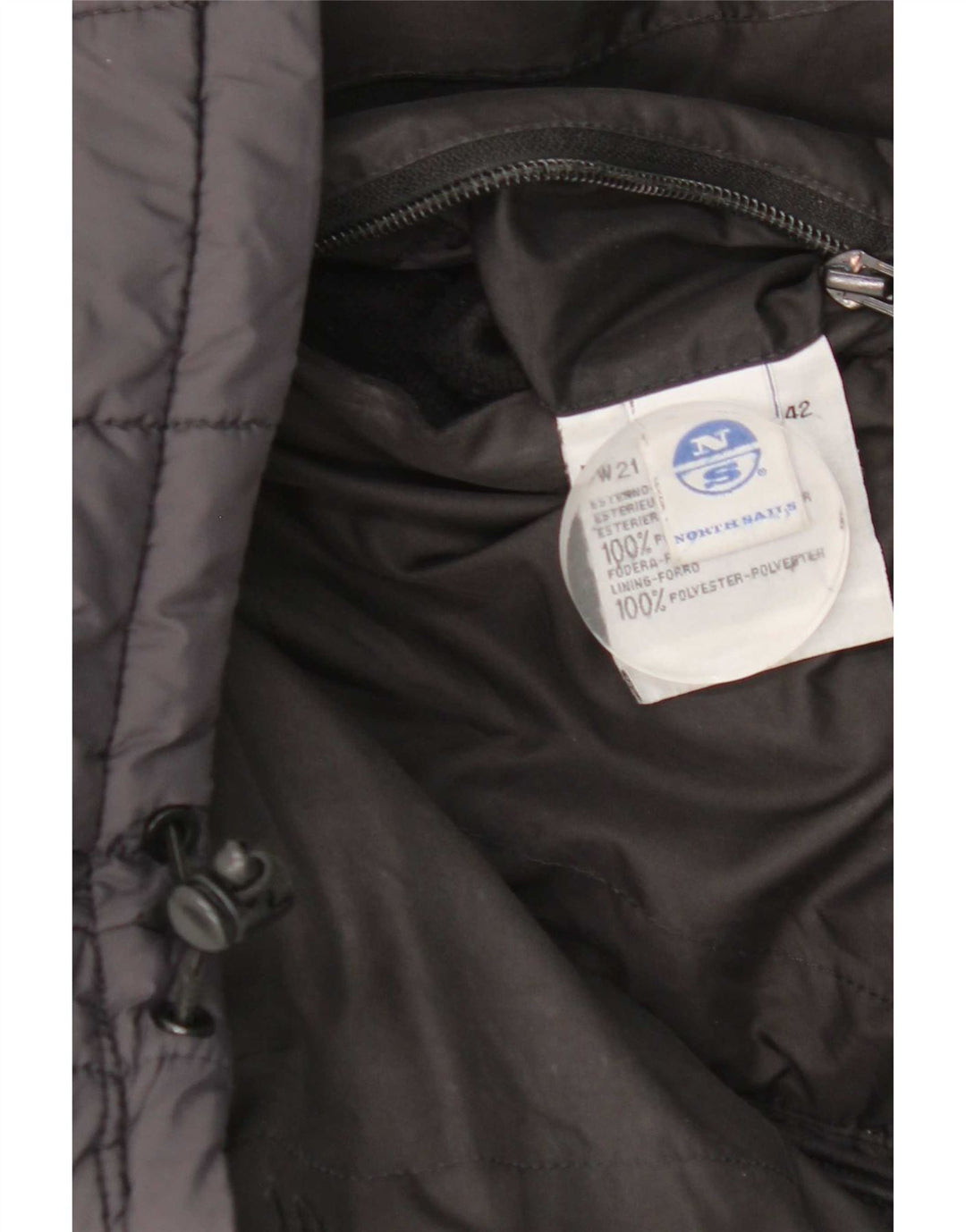 Jachetă căptușită reversibilă cu glugă North Sails pentru bărbați UK 36 Small Black